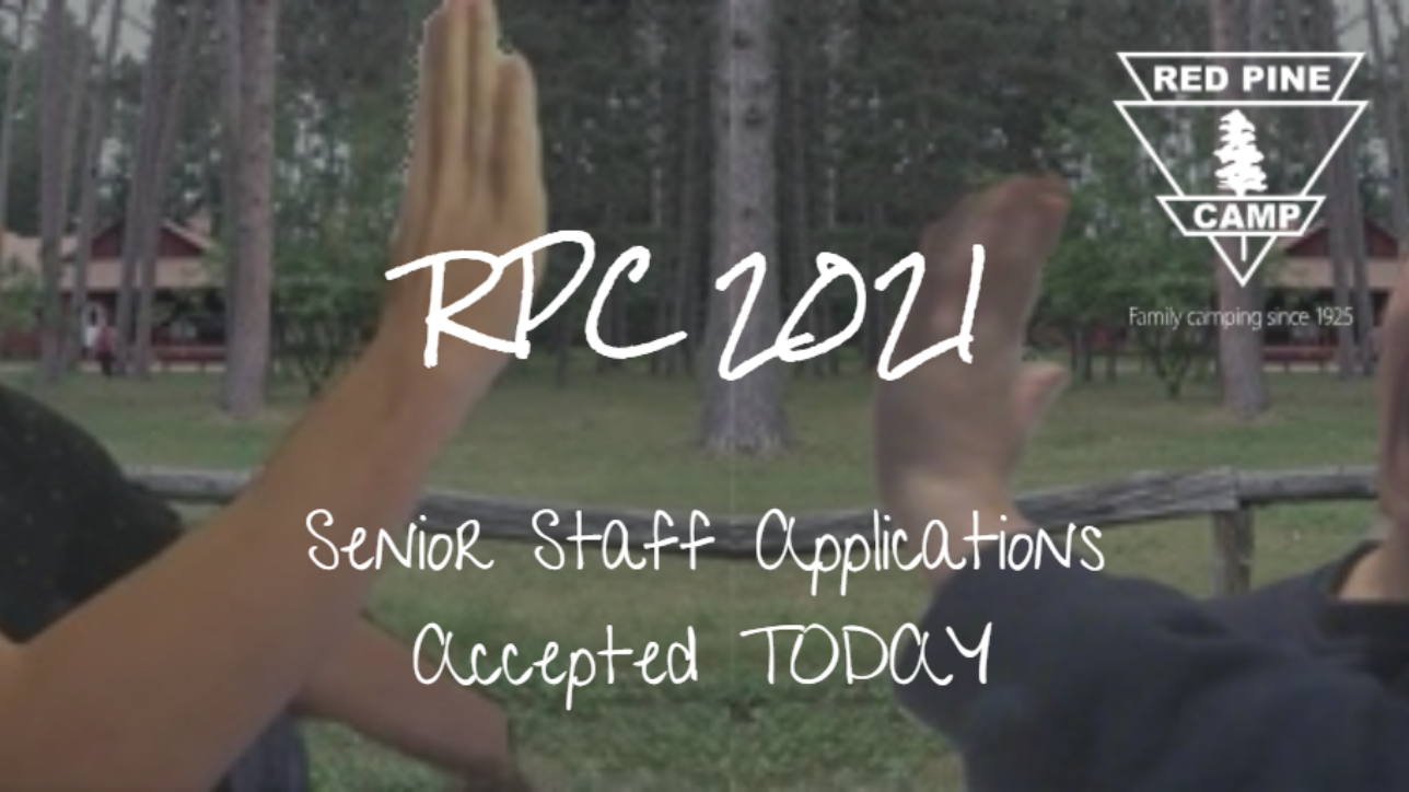 Senior Staff 2021 Apply Today!